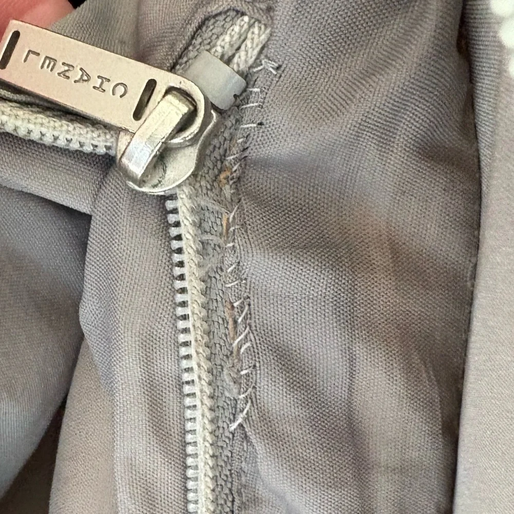CHANEL Sports Line Cream & Gray Zip Top Tote